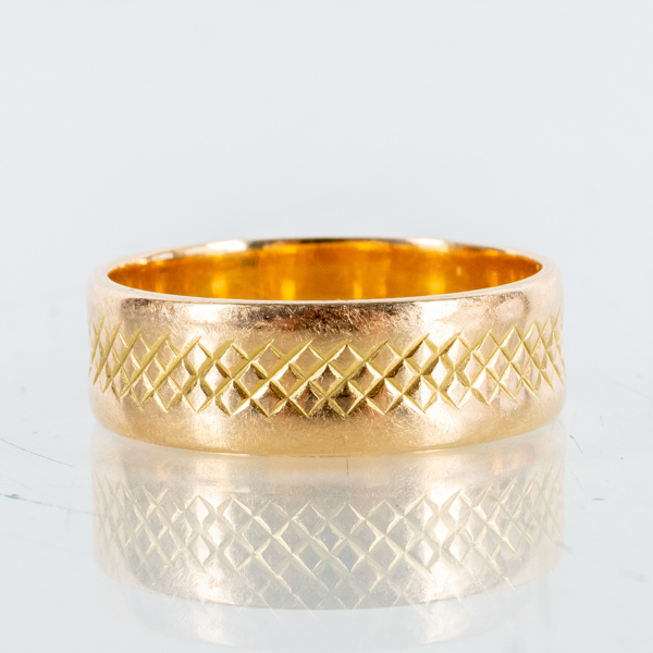 RING, 18k guld, vikt ca 5,5 g