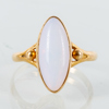RING, 18k guld, med opal, Stockholm, vikt ca 2,7 g