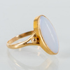 RING, 18k guld, med opal, Stockholm, vikt ca 2,7 g