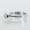 ENSTENSRING, 18k vitguld, briljantslipad diamant ca 0.47 ct , svenska stämplar 1977, vikt ca 4,3 g