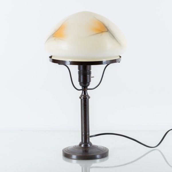 STRINDBERGSLAMPA, patinerad metall, 1900-tal