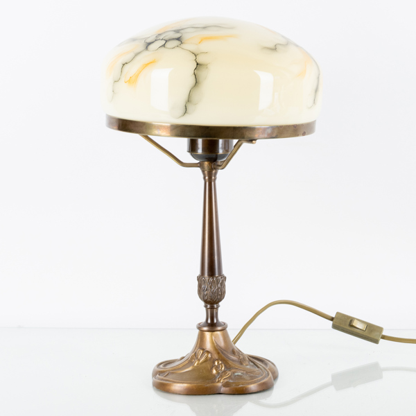 STRINDBERGSLAMPA, patinerad metall, 1900-tal