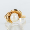 RING, 18k guld och pärla, vikt ca 1,7 g