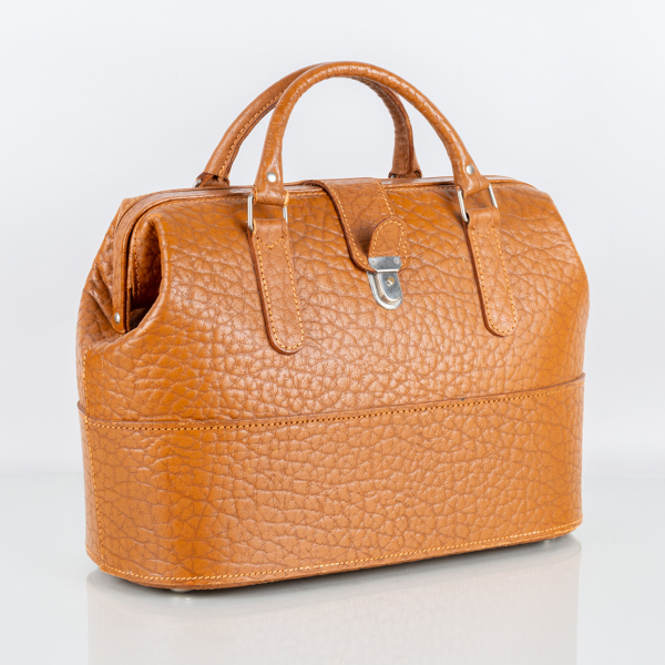 VÄSKA, läder, 1900-talets mitt