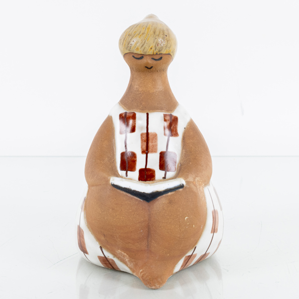 LISA LARSON, figur, stengods, "Charlotta", ur serien ABC-flickorna, Gustavsberg