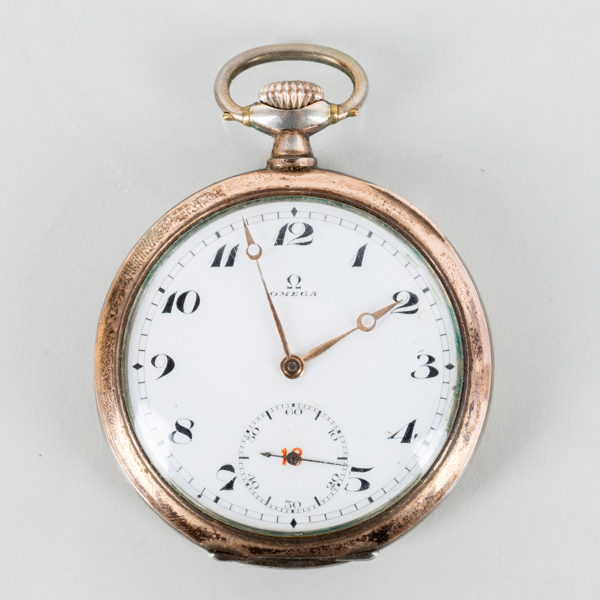 FICKUR, Omega, silver, 1900-talets första hälft