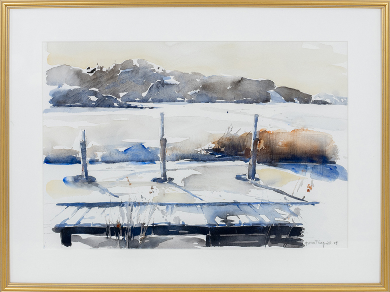 ANNA TÖRNQUIST (född 1957), akvarell, signerad och daterad -09