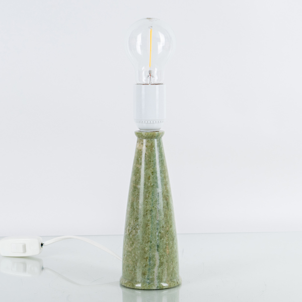 GEORG MALMKVIST, bordslampa, kolmårdsmarmor, Kolmården, 1900-tal