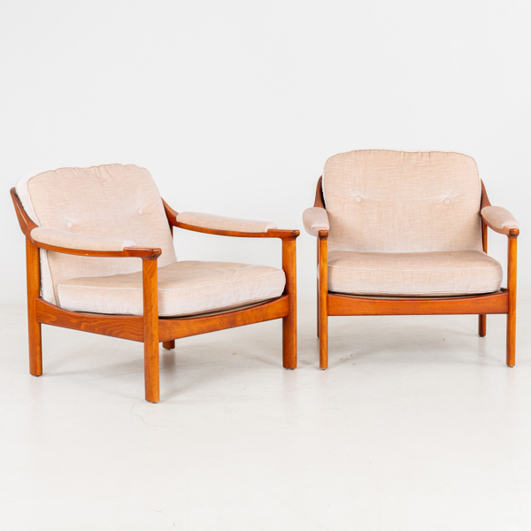 FÅTÖLJER, 1 par, 1900-talets andra hälft