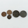 MYNT, 5 st, äldre svenska mynt, 1700-/1800-tal