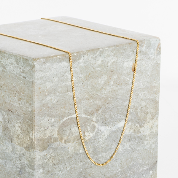 HALSKEDJA, 18k guld, vikt ca 2,7 g