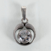 RING OCH HÄNGE, silver, med bergskristall, 1900-tal