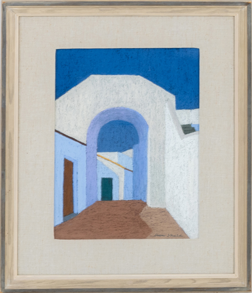 SVEN SKALD, pastell, signerad