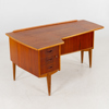 GÖRAN STRAND, skrivbord, teak, Lelångs Möbelfabrik, Bengtsfors, 1950-/60-tal