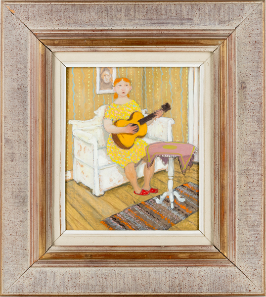 PELLE ÅBERG (1909-1964), olja på pannå, signerad 