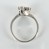 RING, 18k vitguld, med gammalslipade diamanter tot ca 0.63 ct, sk syskonring