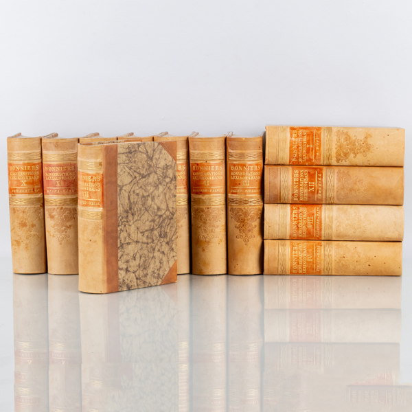 BÖCKER, 12 band, Bonniers konversationslexikon, Albert Bonniers Förlag, 1922-1928