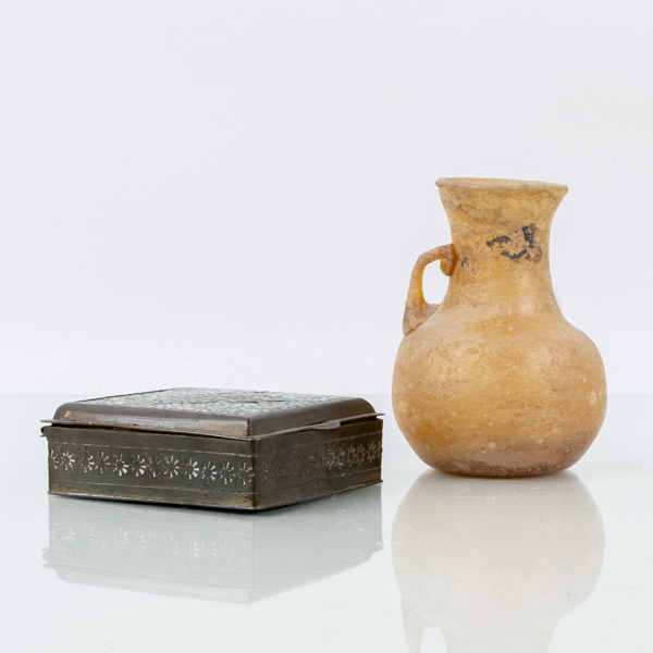 VAS SAMT SKRIN, glas och metall, 1900-tal