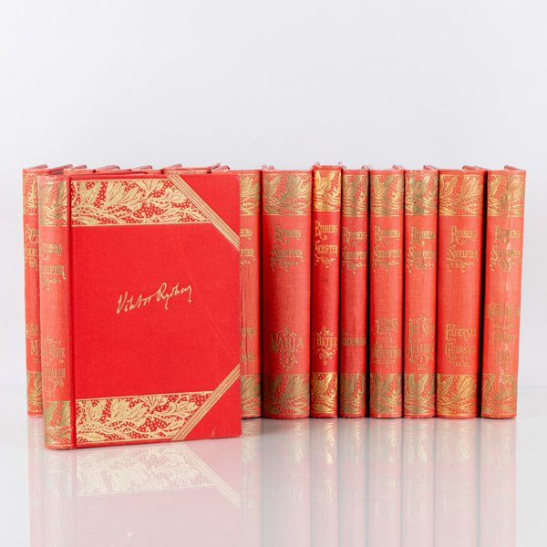 VIKTOR RYDBERG, 14 vol., "Skrifter", Albert Bonniers Förlag, 1890-tal