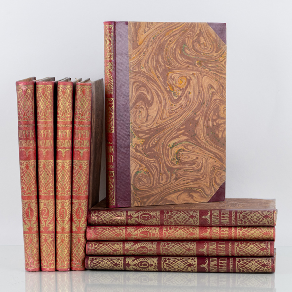 BÖCKER, 9 band, "Uppfinningarna", Baltiska Förlaget AB, Malmö, 1926.