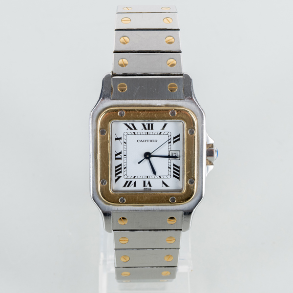 CARTIER, armbandsur, herr, Santos, automatisk