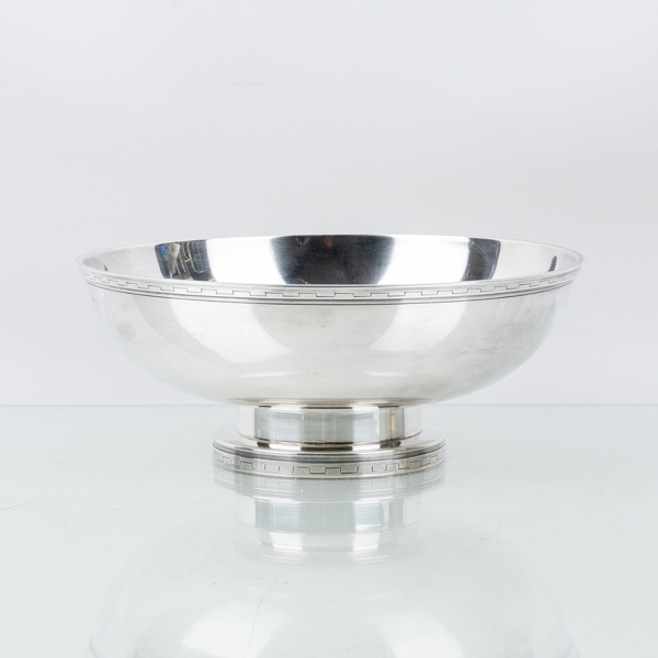 SKÅL PÅ FOT, silver, GAB, Stockholm, 1935