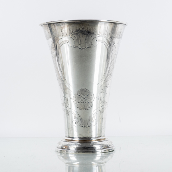 VAS, silver, rokokostil, CG Hallberg, Stockholm 1934