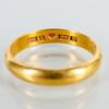 RING, 23k guld, svenska stämplar, vikt ca 8,3 g 