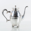 TAGE BJÖRKLUND, kaffekanna samt sockerskål, silver, Strängnäs 1953