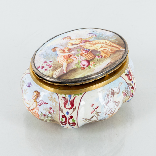 DOSA, emaljarbete, rokoko, 1700-tal