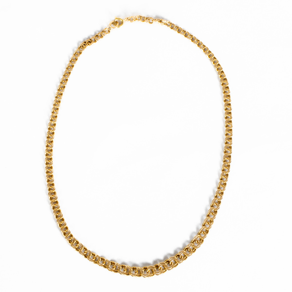 COLLIER, 18k guld, Bismarck, vikt ca 18,9 g 