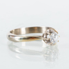 ENSTENSRING, 18k vitguld, med briljantslipad diamant ca 0.22 ct, vikt ca 2,5 g