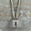 WIWEN NILSSON (1897-1974), collier, sterlingsilver, med bergkristall, Lund 1947