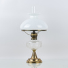 BORDSFOTOGENLAMPA, mässing och glas, 1800-/1900-tal