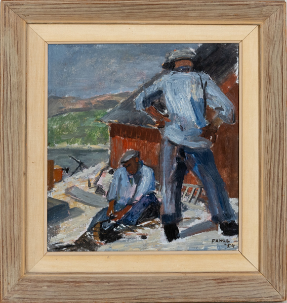 GUSTAF ADOLF FAHLE (1906–1989), olja på duk, signerad och daterad -54