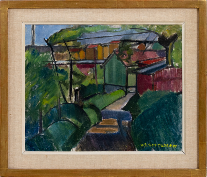 WILGOT OLSSON, olja på duk, signerad