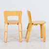 ALVAR AALTO, 1 par barnstolar, modell N65, 1900-talets andra hälft 