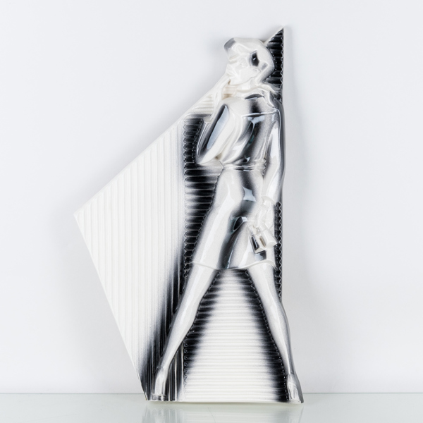 EWA JARENSKOG, väggrelief, keramik, Jie, 1900-talets första hälft