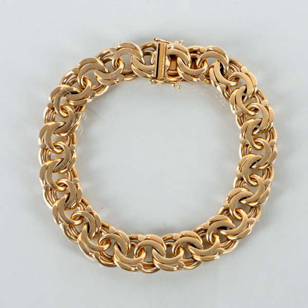 ARMBAND, 18k guld, svenska stämplar 1972