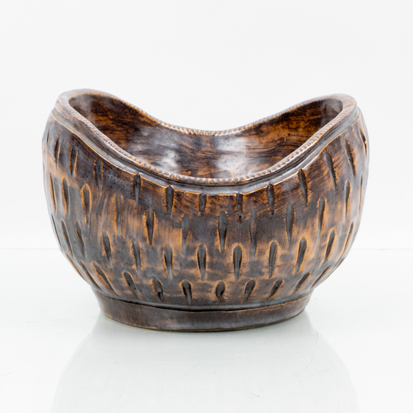 SKÅL, stengods, 1960-/70-tal, signerad UNIK samt otydligt monogramsignerad