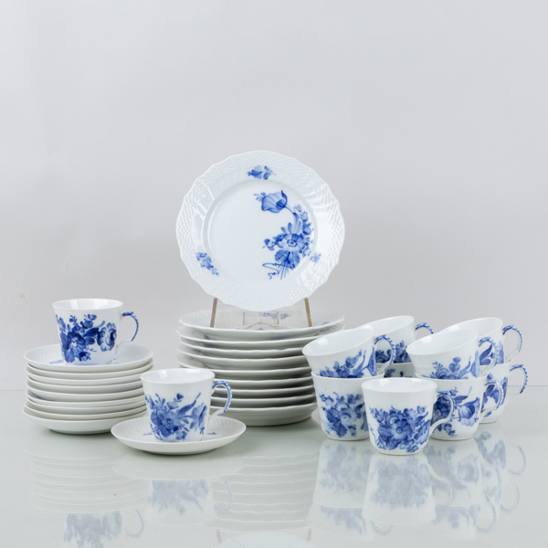SERVISPORSLIN, 20 del, "Blå Blomst", Royal Copenhagen, Danmark