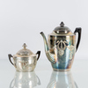 KAFFEKANNA SAMT SOCKERSKÅL, silver, Zimmermann, Tyskland, 1900-talets första hälft