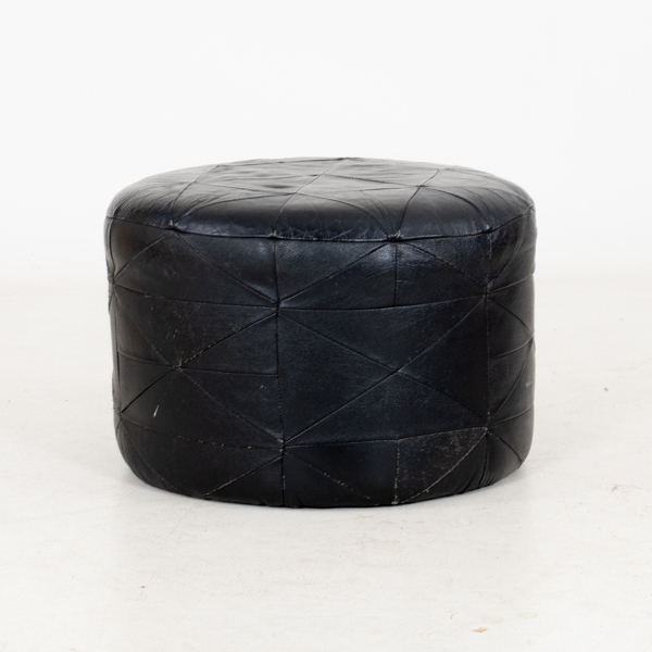 SITTPUFF, läder, 1900-talets andra hälft