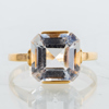 HERIBERT ENGELBERT, ring, 18k guld, med bergkristall, Stigbert, Stockholm 1948, tot vikt ca 3,9 g 