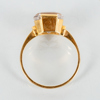 HERIBERT ENGELBERT, ring, 18k guld, med bergkristall, Stigbert, Stockholm 1948, tot vikt ca 3,9 g 