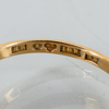 HERIBERT ENGELBERT, ring, 18k guld, med bergkristall, Stigbert, Stockholm 1948, tot vikt ca 3,9 g 