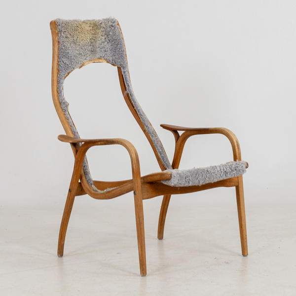 YNGVE EKSTRÖM, stomme till fåtölj Lamino, ek, 1900-talets andra hälft 