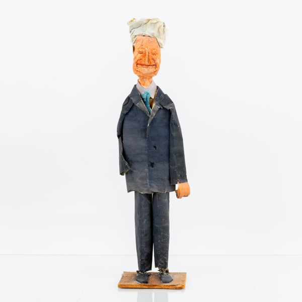 ALBERT SJÖTRÖM (1883-1963), skulptur, papper, 1940-/50-tal