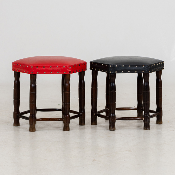 PALLAR, 1 par, trä och galon, 1900-tal