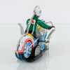 LEKSAK, motorcykel, litograferad plåt, MS 702, urverk, Kina, 1900-tal